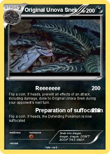 Pokemon Original Unova Snek