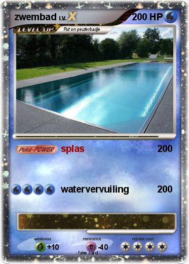 Pokemon zwembad