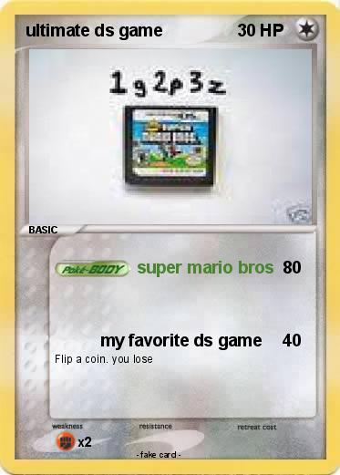 Pokemon ultimate ds game