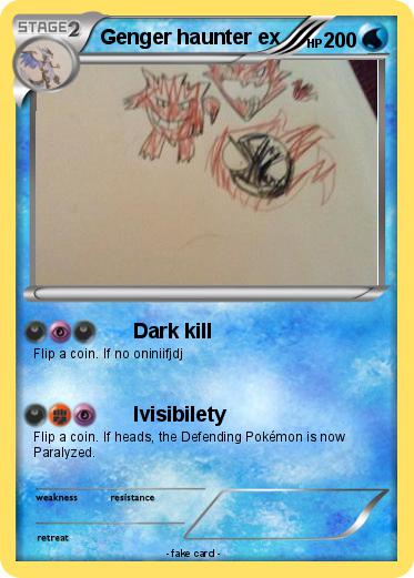 Pokemon Genger haunter ex