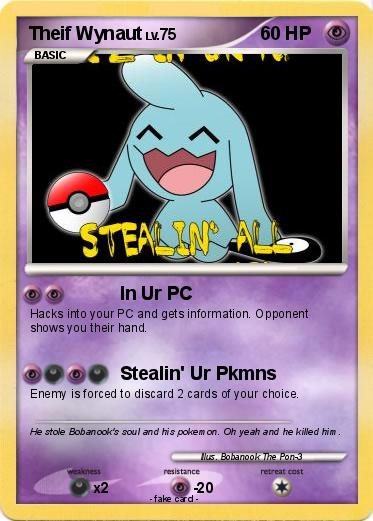 Pokemon Theif Wynaut