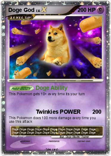 Pokemon Doge God
