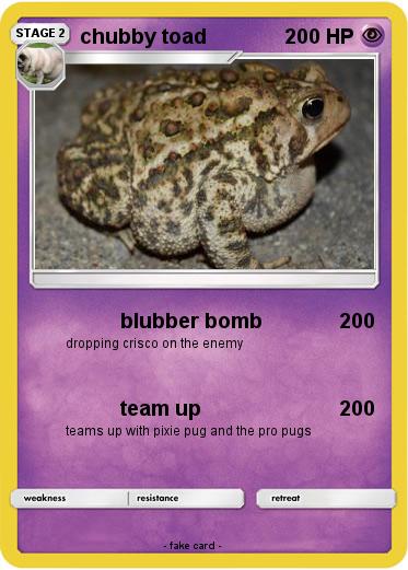Pokemon chubby toad