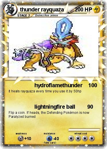 Pokemon thunder rayquaza