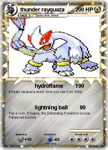 Pokemon thunder rayquaza