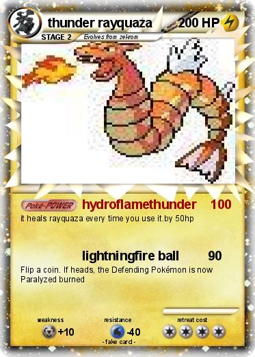 Pokemon thunder rayquaza