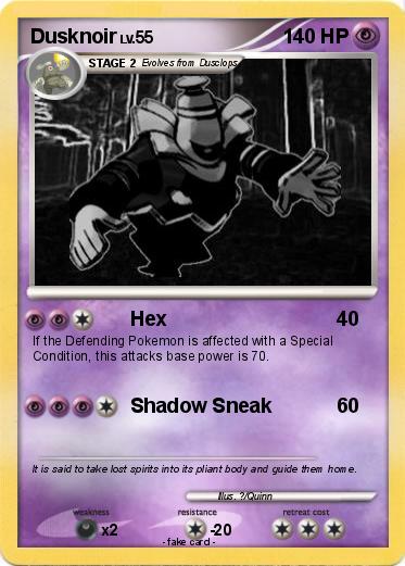 Pokemon Dusknoir