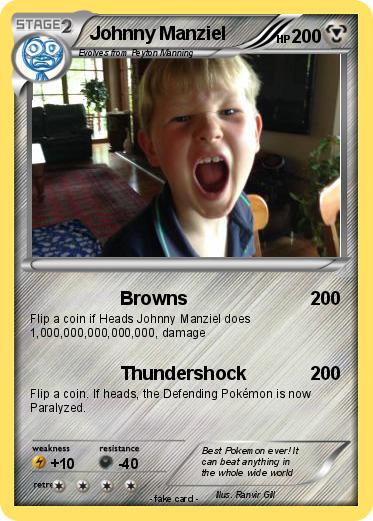 Pokemon Johnny Manziel