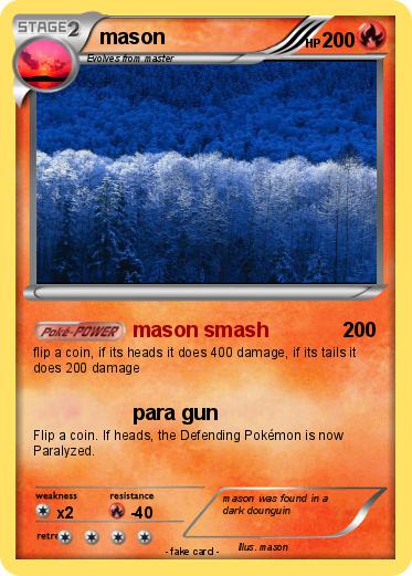 Pokemon mason