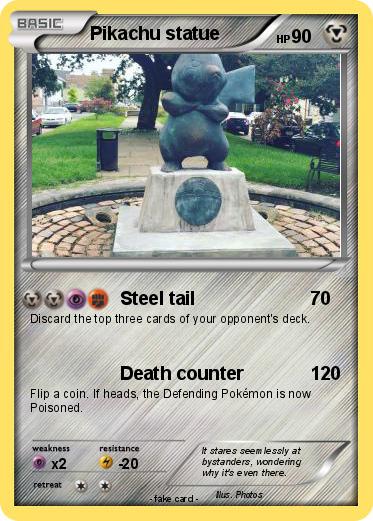 Pokemon Pikachu statue