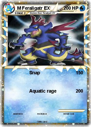 Pokemon M Feraligatr EX