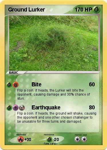 Pokemon Ground Lurker