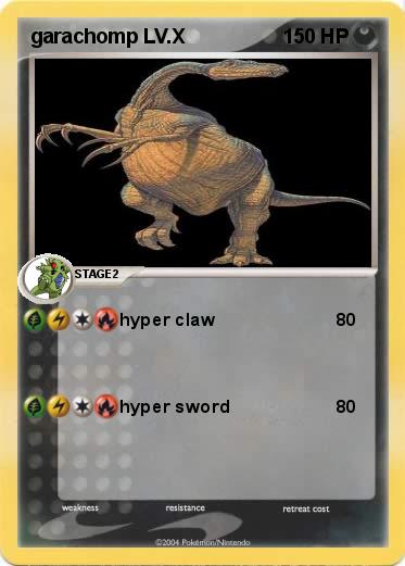 Pokemon garachomp LV.X