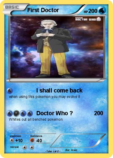 Pokemon First Doctor