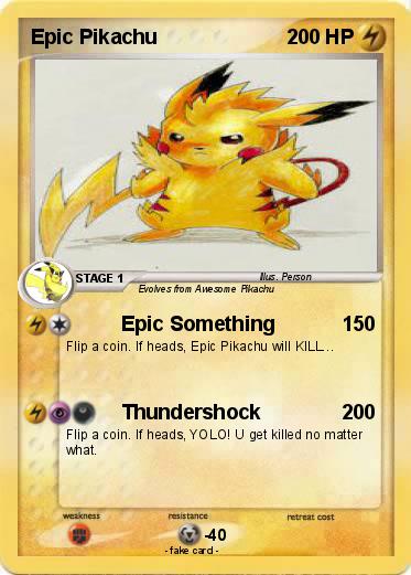 Pokemon Epic Pikachu