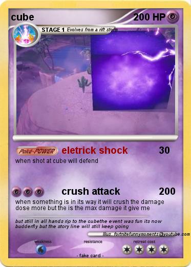 Pokemon cube