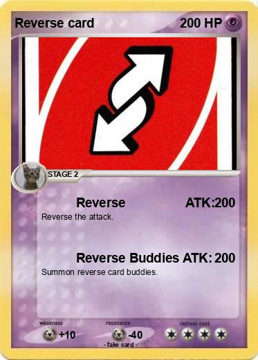 Pokemon Reverse card