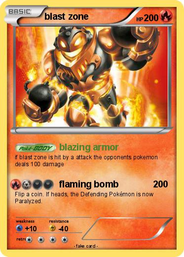 Pokemon blast zone