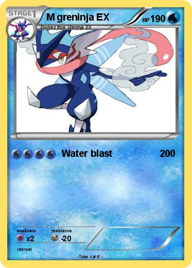 Pokemon M greninja EX