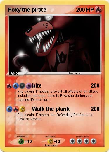 Pokemon Foxy the pirate
