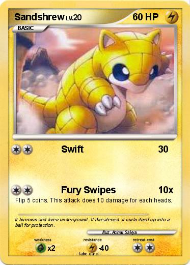 Pokemon Sandshrew