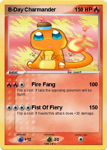 Pokemon B-Day Charmander