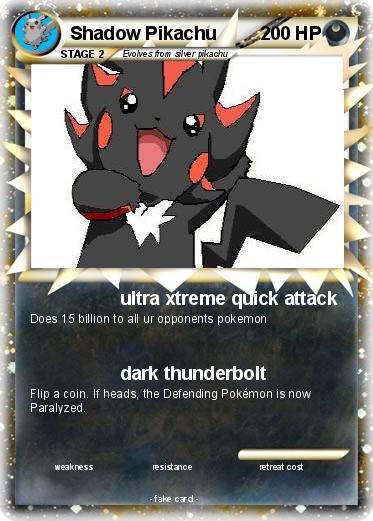 Pokemon Shadow Pikachu