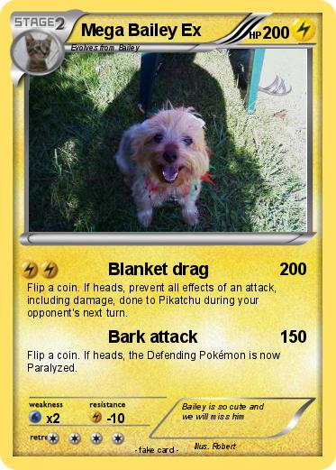 Pokemon Mega Bailey Ex