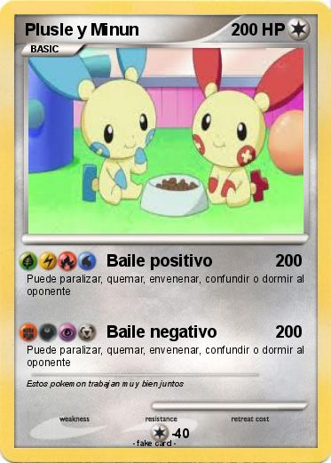 Pokemon Plusle y Minun