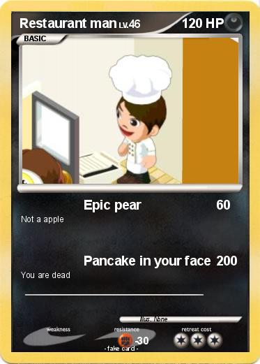 Pokemon Restaurant man