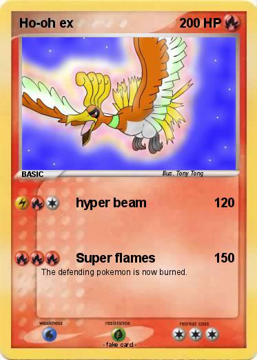Pokemon Ho-oh ex