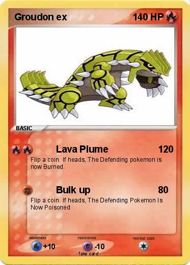 Pokemon Groudon ex
