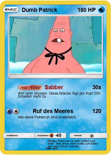 Pokemon Dumb Patrick