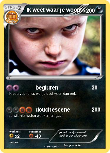 Pokemon Ik weet waar je woont
