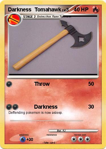 Pokemon Darkness  Tomahawk