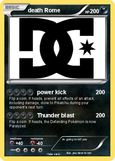 Pokemon death Rome