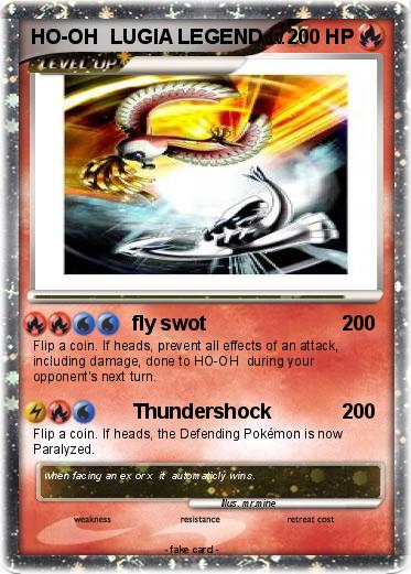 Pokemon HO-OH  LUGIA LEGEND