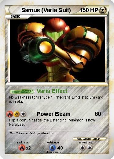 Pokemon Samus (Varia Suit)