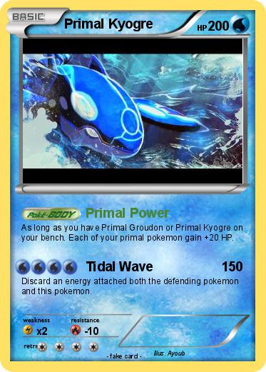 Pokemon Primal Kyogre