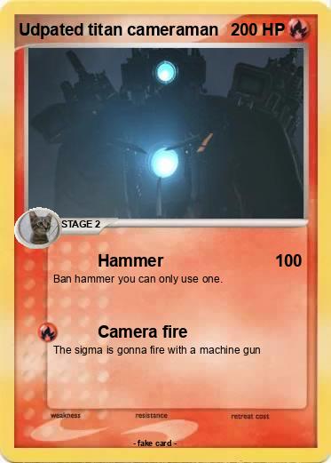 Pokemon Udpated titan cameraman