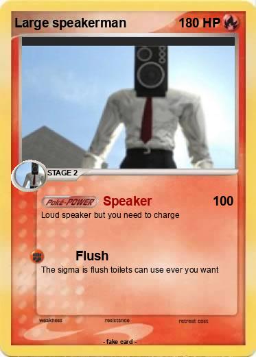 Pokemon Large speakerman