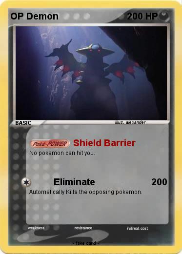 Pokemon OP Demon