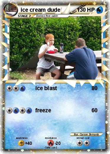 Pokemon ice cream dude