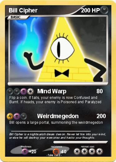 Pokemon Bill Cipher