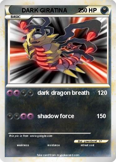 Pokemon DARK GIRATINA       2