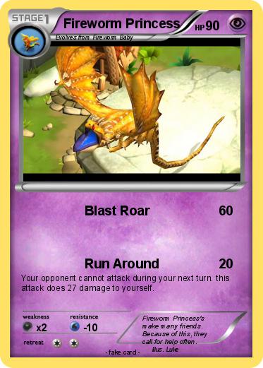 Pokemon Fireworm Princess