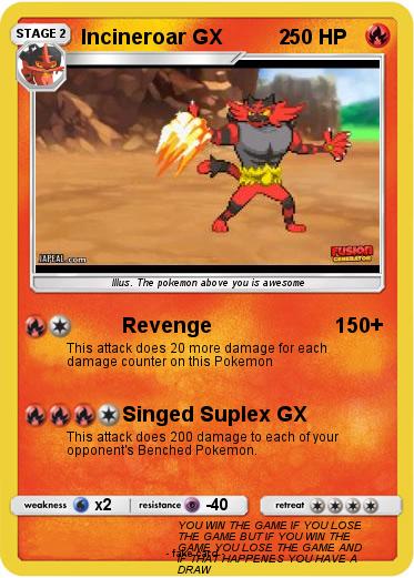 Pokemon Incineroar GX          2