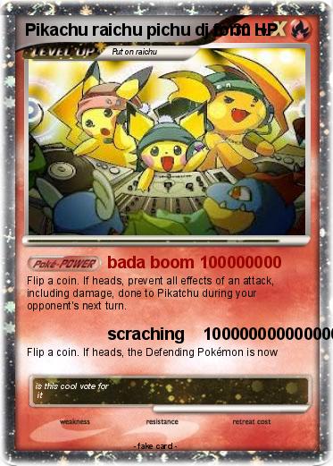 Pokemon Pikachu raichu pichu dj form