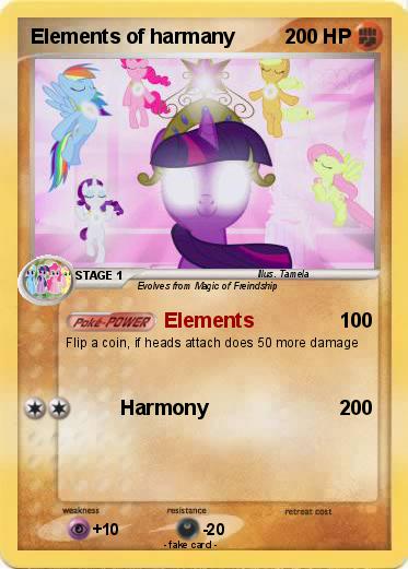 Pokemon Elements of harmany