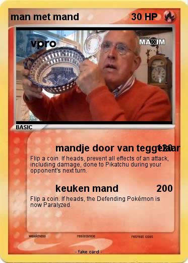 Pokemon man met mand